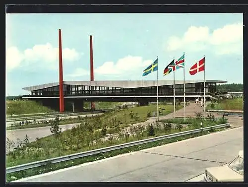 AK Nellinghof-Schierberg, Autobahn-Brückenrasthaus Dammer Berge