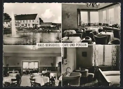 AK Neuenkirchen i. O., Cafe und Pension Haus Bergquell