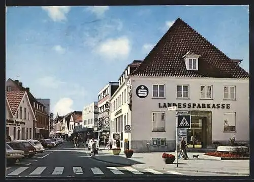 AK Cloppenburg, Lange Strasse Ecke Mühlenstrasse