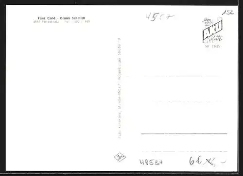 AK Fürstenau / Bersenbrück, Tanz-Cafe Diana Schmidt