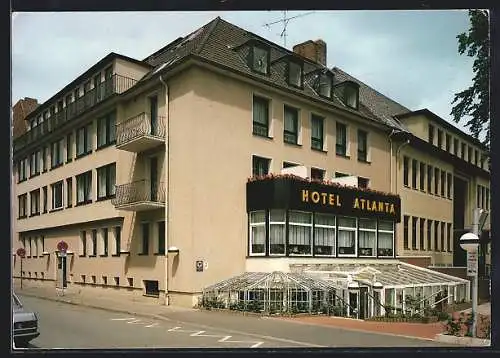 AK Hannover, Hotel Atlanta, Hinüberstrasse 1 Ecke Schiffgraben