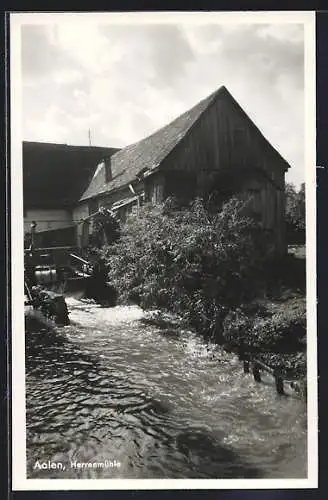 AK Aalen, Herrenmühle mit Mühlrad