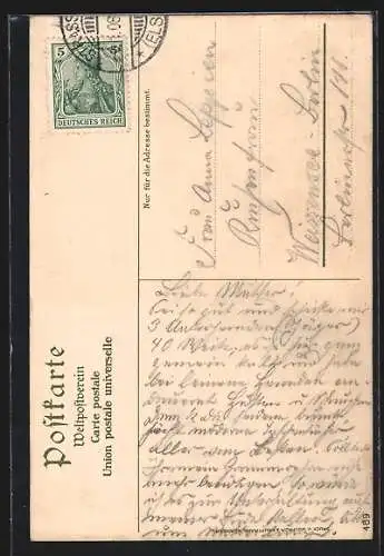 Künstler-AK Karl Mutter: Baden-Baden, Ansicht vom alten Schloss