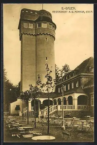 AK Baden-Baden, Restaurant a. d. Merkur