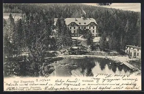 AK Bad Ziegenhals, Blick auf Hotel Waldesruh