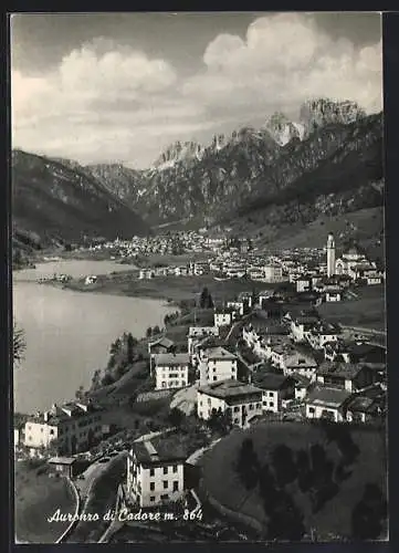 AK Auronzo di Cadore, Ortsansicht aus der Vogelschau