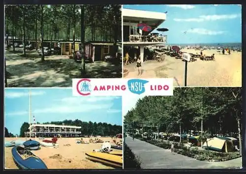 AK Lido di Venezia, Camping NSU, Boote am Strand