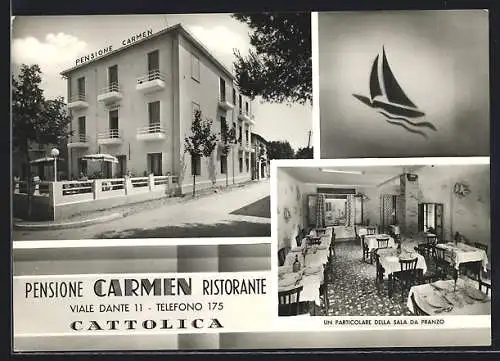 AK Cattolica, Pensione-Ristorante Carmen, Viale Dante 11