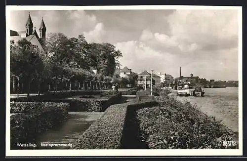 AK Wesseling, An der Rheinpromenade