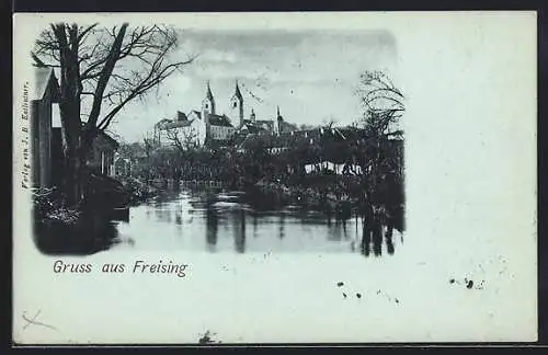 Mondschein-AK Freising, Partie am Wasser