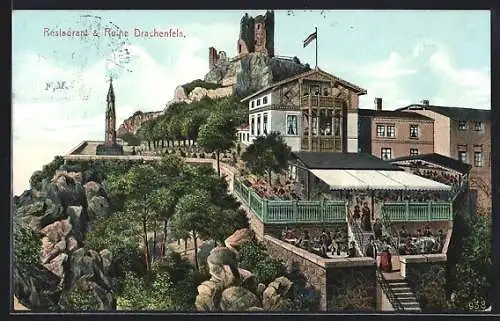 AK Drachenfels, Restaurant und Ruine