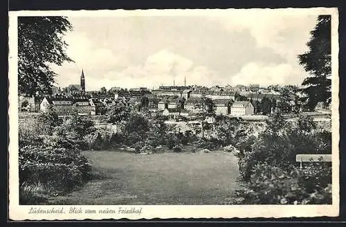 AK Lüdenscheid, Blick vom neuen Friedhof