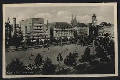 AK Köln a. Rh., Blick auf den Neumarkt