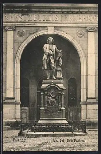 AK Eisenach, Joh. Seb. Bach-Denkmal