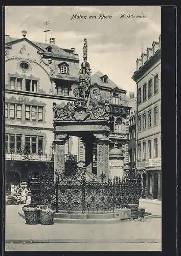 AK Mainz am Rhein, Marktbrunnen