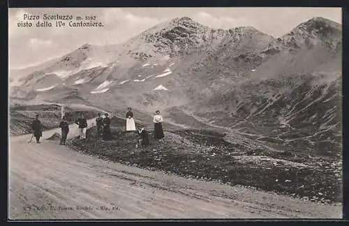 AK Passo dello Stelvio, Pizzo Scorluzzo, Panorama visto dalla IVa Cantoniera