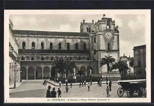 AK Monreale, Il Duomo e Piazza Vittorio Emanuele II.