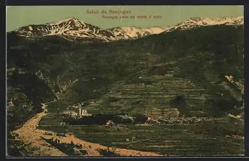 AK Roncegno, Panorama preso dal monte di sotto