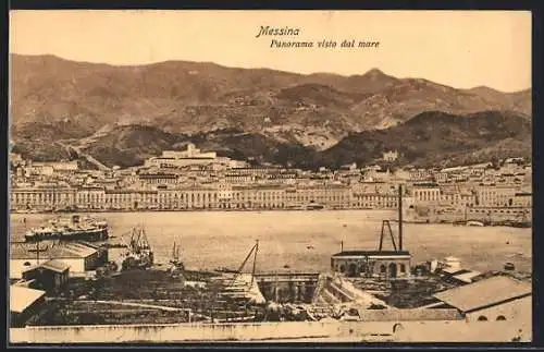 AK Messina, Panorama visto dal mare