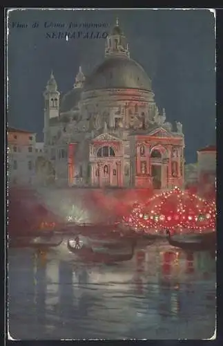 Künstler-AK Venezia, Chiesa della Salute