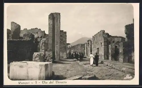 AK Pompei, Via del Vesuvio