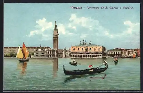 AK Venezia, Panorama di S. Giorgio e Gondola