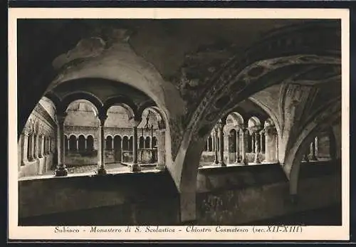 AK Subiaco, Monastero di S. Scolastica, Chiostro Cosmatesco