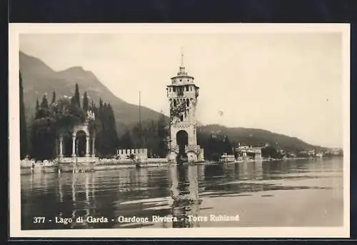 AK Gardone Riviera /Lago di Garda, Torre Ruhland
