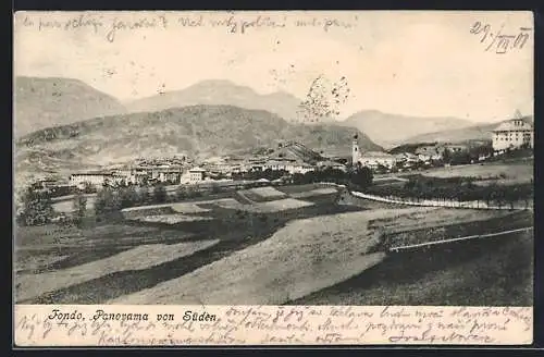 AK Fondo /Val di Non, Panorama von Süden