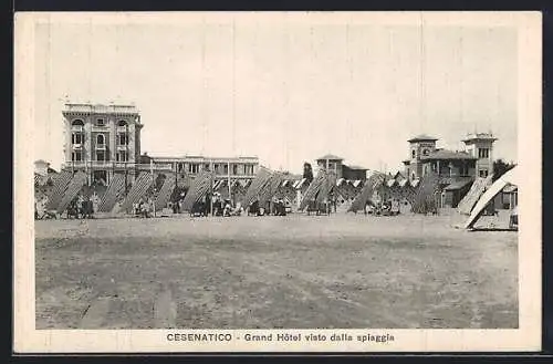 AK Cesenatico, Grand Hotel visto dalla spiaggia