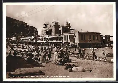 AK Mondello Lido /Palermo, Stabilimeto Balneare