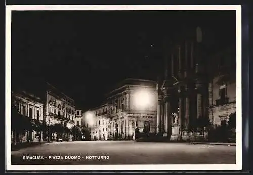 AK Siracusa, Piazza Duomo, Notturno