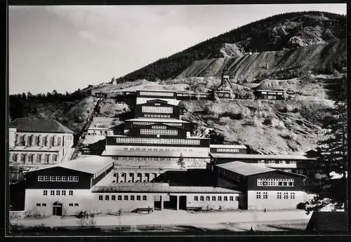 Fotografie Westermann, Ansicht Goslar, Bergwerk am Rammelsberg, Unterharzer Berg - und Hüttenwerke