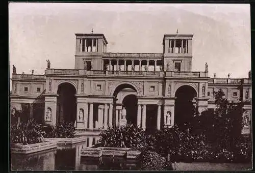 Fotografie unbekannter Fotograf, Ansicht Potsdam, Mittelbau der Orangerie