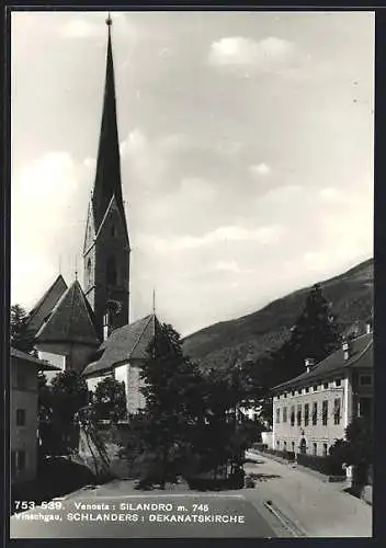 AK Schlanders /Vinschgau, Partie an der Dekanatskirche