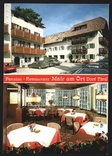 AK Dorf Tirol, Pension-Restaurant Mair am Ort, Bes. Fam. Prünster