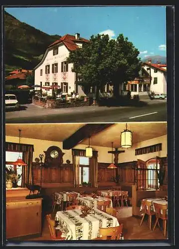 AK Algund b. Meran, Gasthof-Restaurant Zum Hirschen