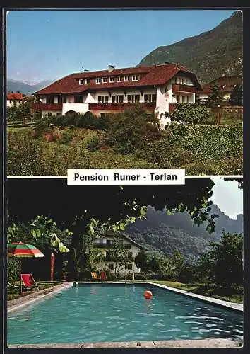 AK Terlan b. Bozen, Pension Runer mit Schwimmbad