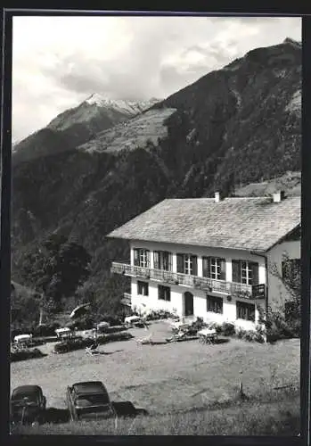 AK Verdins b. Meran, Gasthaus-Pension Schöne Aussicht, Bes. Joh. Ilmer