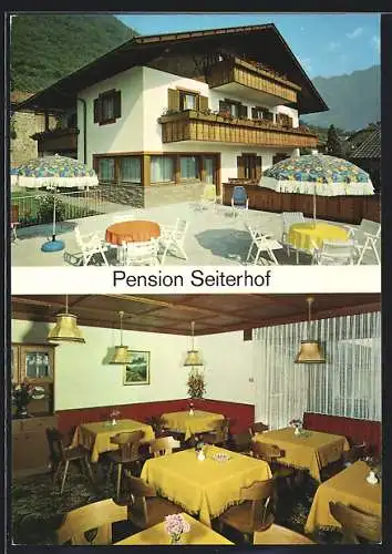 AK Marling b. Meran, Pension Seiterhof, Bes. Fam. Hillebrand, Mitterterzer Strasse 1