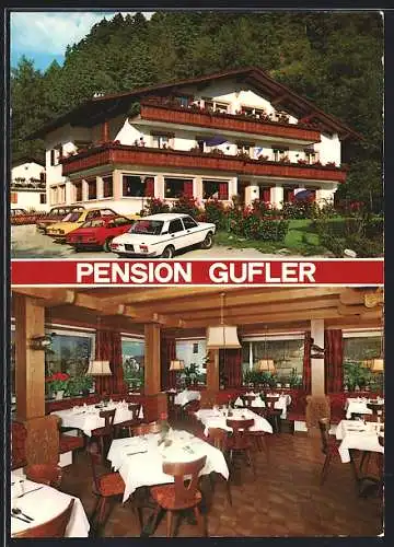 AK Schluderns /Vinschgau, Pension Gufler, Bes. Fam. Oswald Gufler