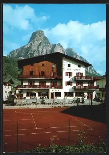 AK Corvara /Dolomiti, Hotel Marmolada, Tennisplatz