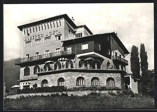 AK Aosta, Nuovo Albergo Costa, Prop. E. Milano