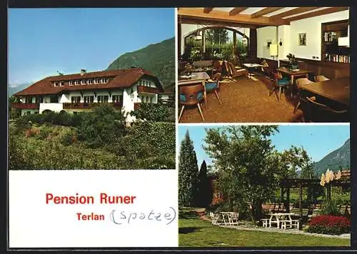 AK Terlan, Pension Runer mit Gastraum und Garten