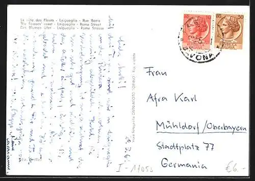 AK Laigueglia, Riviera dei Fiori, Via Roma