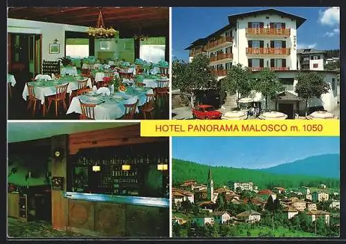 AK Malosco /Tn., Hotel Panorama, Propr. Bonvicin Franco