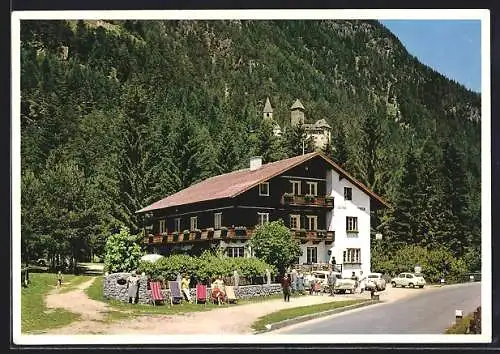 AK Gais /Tauferertal, Pension-Restaurant Burgfrieden, Bes. Vinzenz Mairhofer