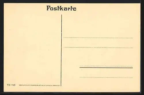 AK Würzburg, Blick in die Zellerstrasse