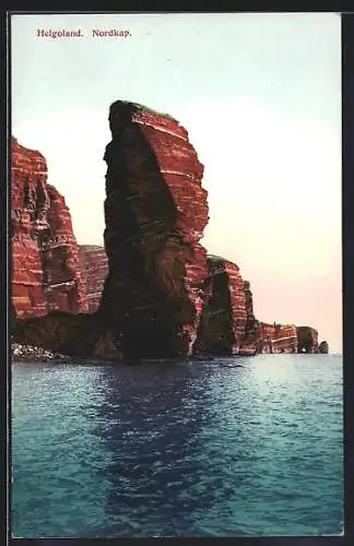 AK Helgoland, Ansicht vom Nordkap