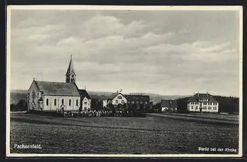 AK Fachsenfeld, Partie bei der Kirche